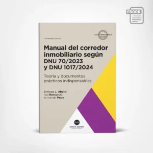 abatti Manual del corredor inmobiliario DNU 70/2023 ebook